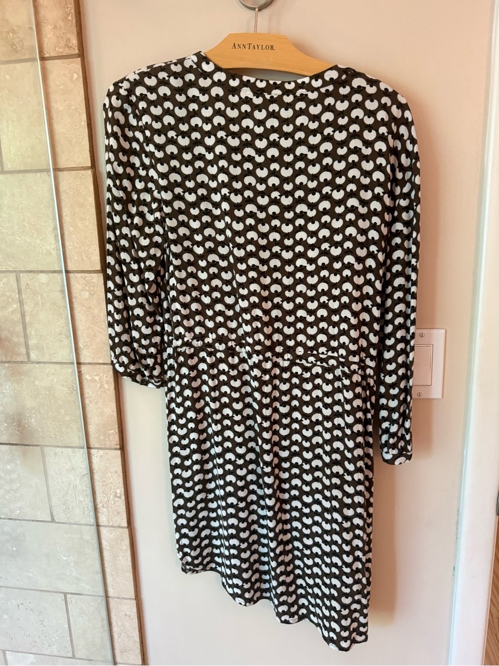 Printed Drawstring Waist Dress - ACE delivery XS - Picture 4 of 4